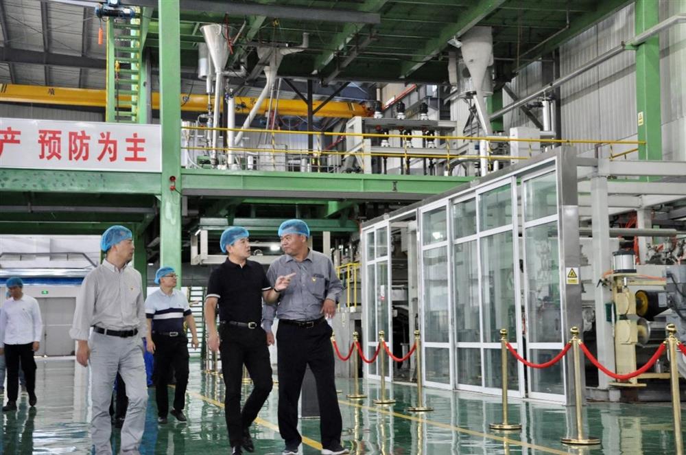 济南开云登录口网页版集团纪委书记卢刚赴齐鲁化纤集团商河工业园调研