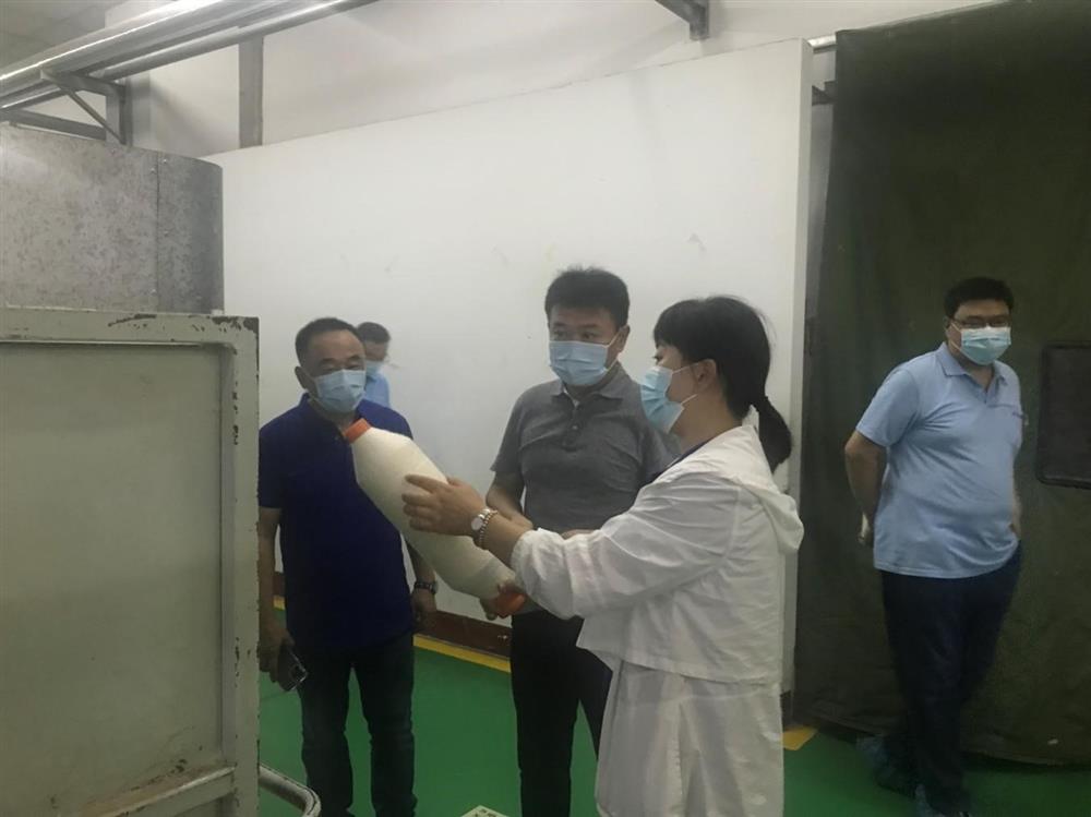 济南开云登录口网页版集团纪委书记卢刚赴元首集团 平阴纺织工业园调研